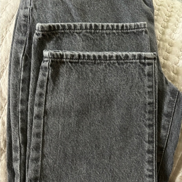 Pac sun high rise straight gray Jean - Picture 2 of 3